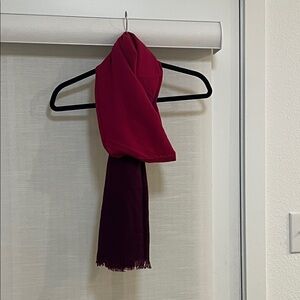Elegant Fuchsia Pink and Maroon 2 color  wood Scarf